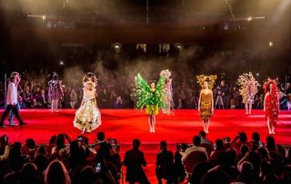 Food Floral Fashion Show