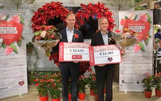 cheque hartstichting van anthurium-kwekers