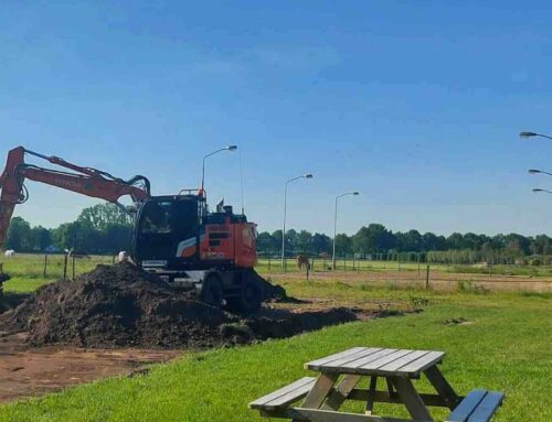 Een graafmachine huren, ideaal voor grote tuinklussen