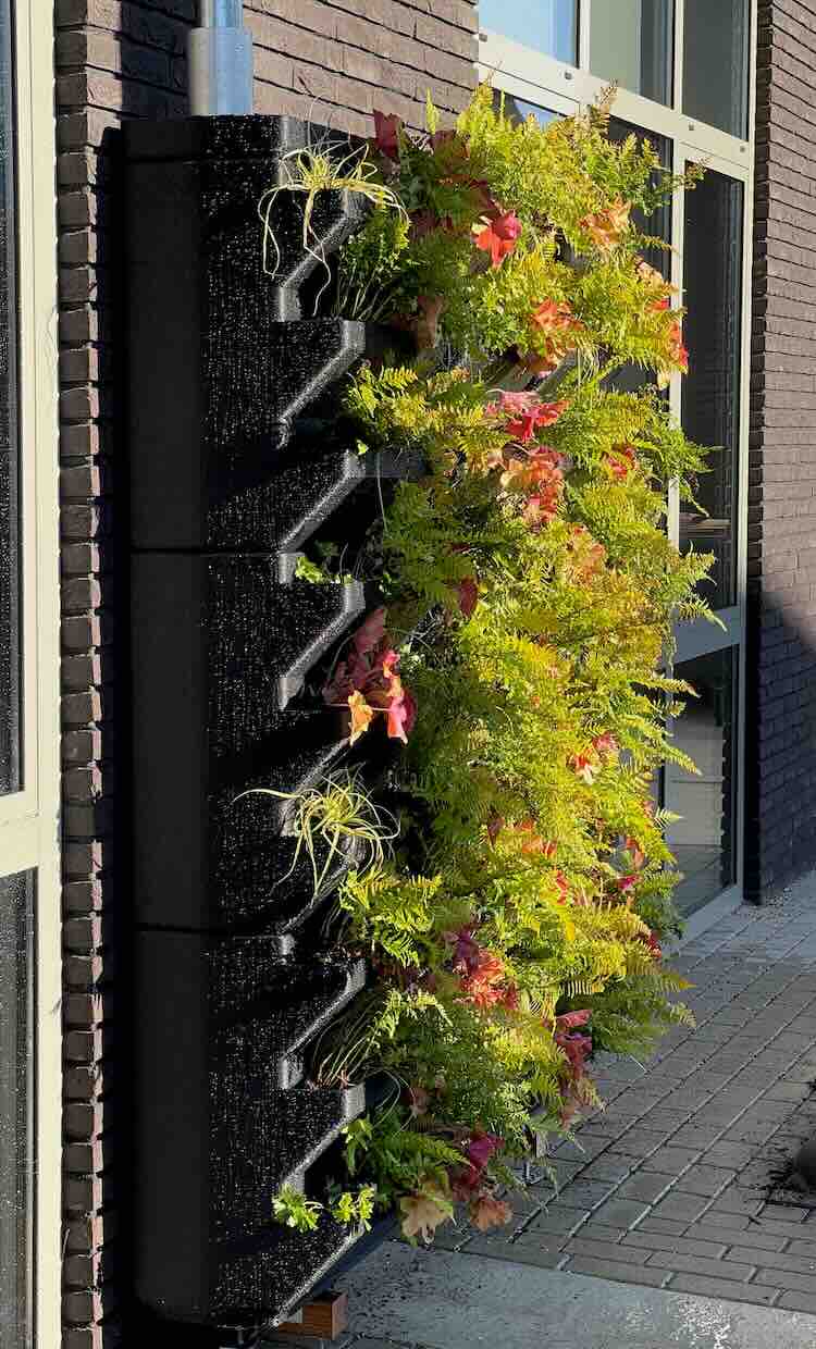 groene gevel TheClimateWall is een innovatief gevelsysteem