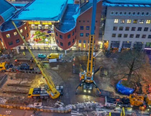 Monumentale kastanje in Amersfoort verplaatst