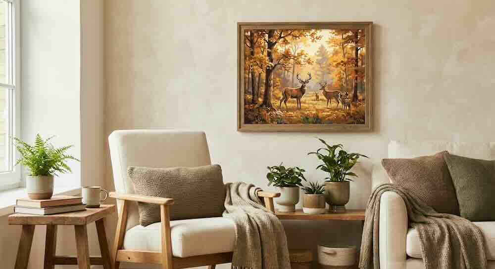 interior-design-photograph-showing-a-cozy-living Schilderen op Nummer met natuurthema’s