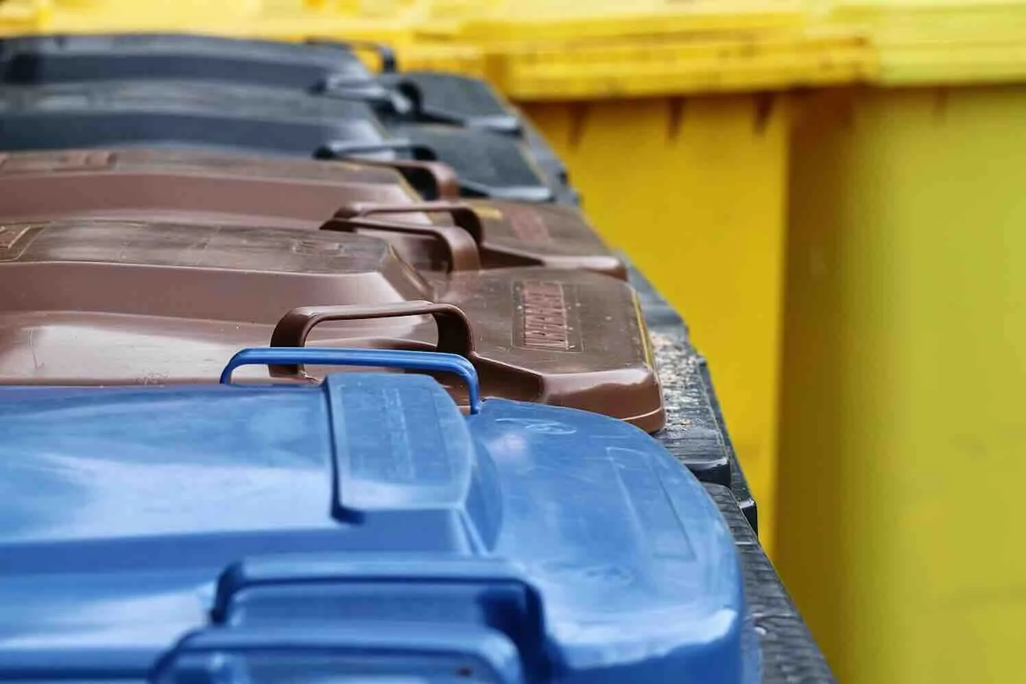mulltonnen-gescheiden-afval De impact van vervuiling op recyclebaarheid van kunststof
